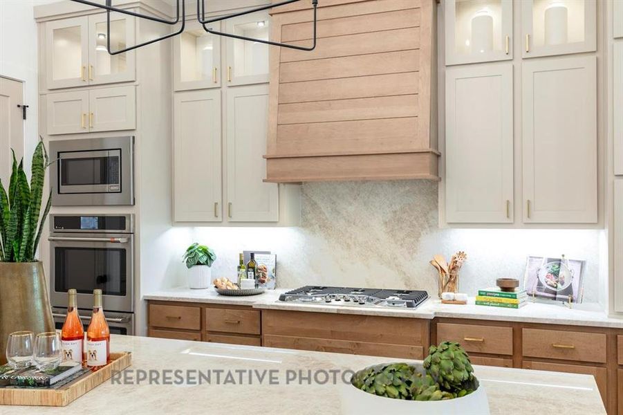 Furnished interior view inside a new home in Mustang Lakes: 60ft. lots, Celina (Image 8).