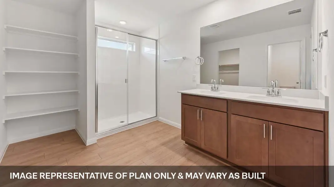 Furnished interior view inside a new home in Carillon, Manor (Image 10).