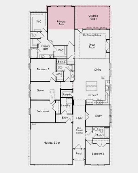 Additional Highlights Include: extended primary suite and outdoor covered living. Additional Highlights Include: extended primary suite and outdoor covered living.