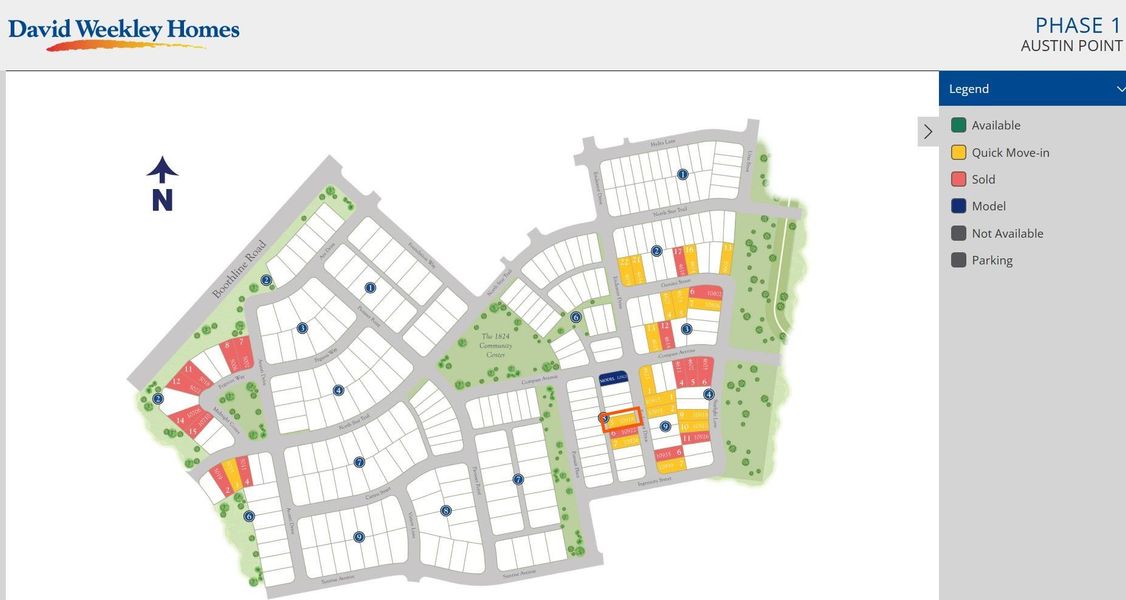 Homesite Map Homesite Map
