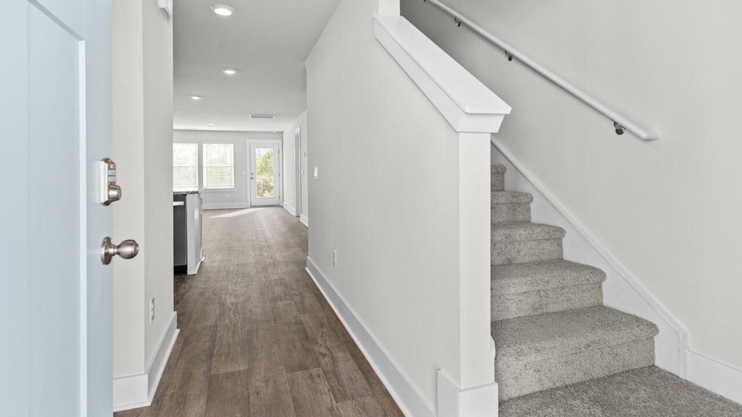 Spacious, unfurnished interior of a new home in Townes at Seabrooke, Leland (Image 23).