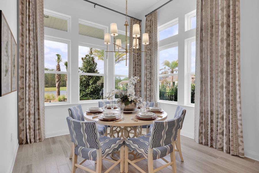 Representative furnished interior of a home built from the Sawyer by Riverside Homes in Mariposa at EverRange, Jacksonville (Image 42).