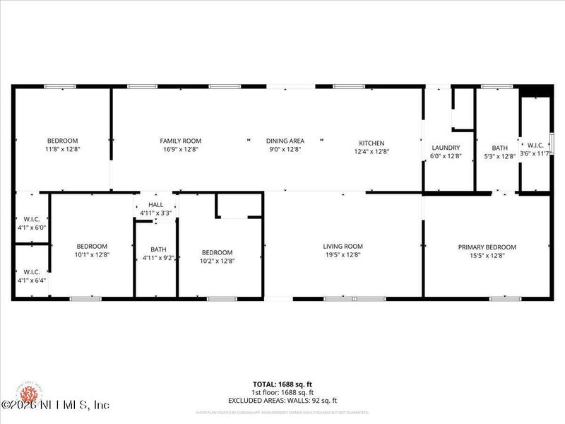 2D floor plan layout of this home in , Palatka, FL (Image 3).