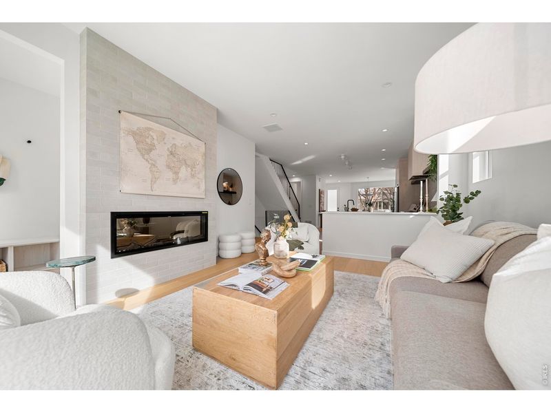 Furnished interior view inside a new home in , Denver (Image 9). Furnished interior view inside a new home in , Denver (Image 9).