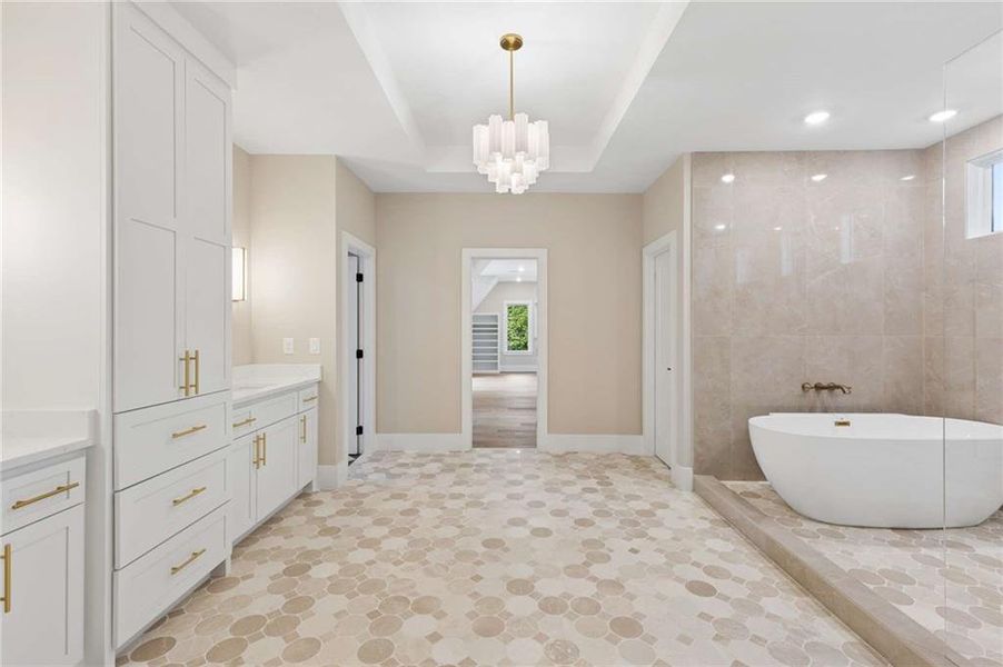 Furnished interior view inside a new home in , Atlanta (Image 33). Furnished interior view inside a new home in , Atlanta (Image 33).