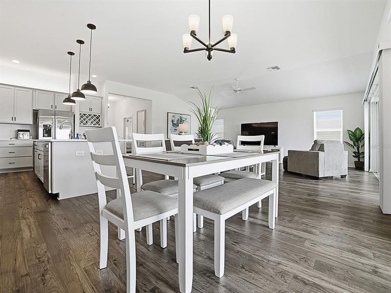 Furnished interior view inside a new home in , The Villages (Image 41). Furnished interior view inside a new home in , The Villages (Image 41).