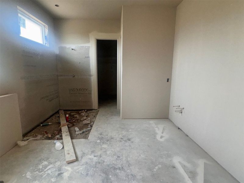In-progress construction of a new home in , College Station, TX (Image 4).