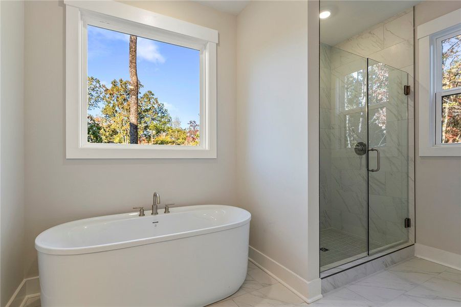 Furnished interior view inside a new home in Cross Creek Plantation, Seneca (Image 13).