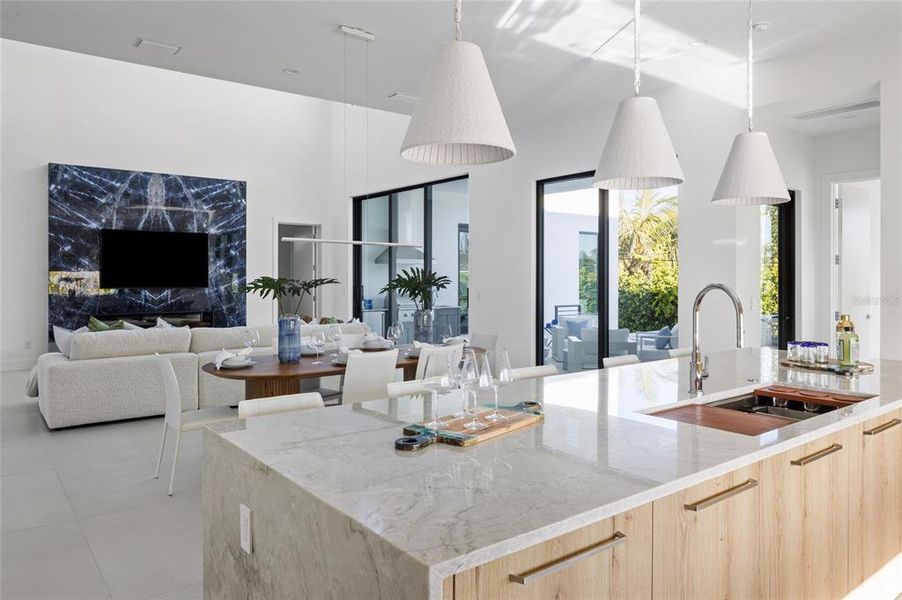 Furnished interior view inside a new home in , Sarasota (Image 25).