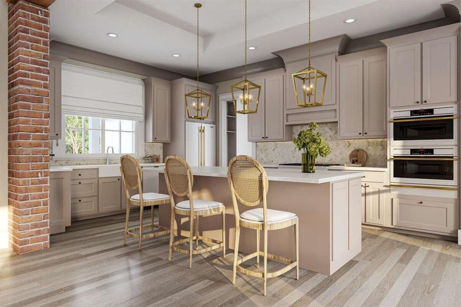 Furnished interior view inside a new home in Parallel Pastures, Poolville (Image 11).