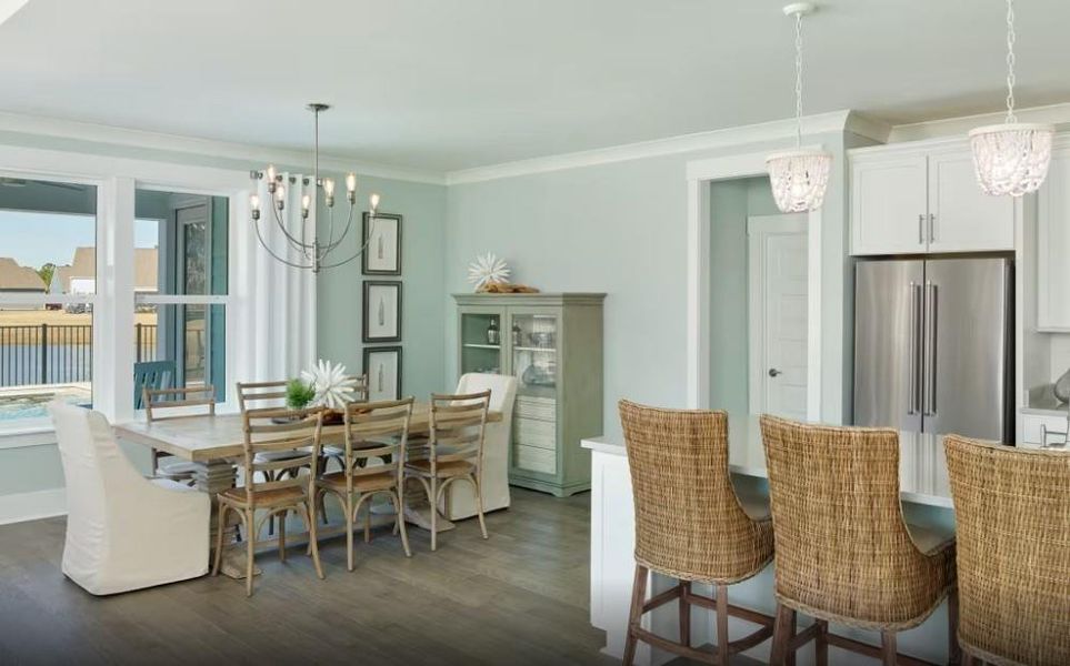 Furnished interior view inside a new home in Sun City Peachtree, Griffin (Image 7).