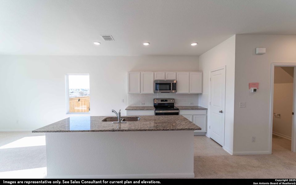 Furnished interior view inside a new home in Willow View, Converse (Image 3). Furnished interior view inside a new home in Willow View, Converse (Image 3).