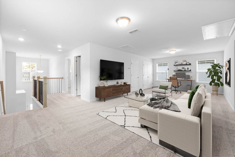 Furnished interior view inside a new home in Huxley, Apex (Image 9).