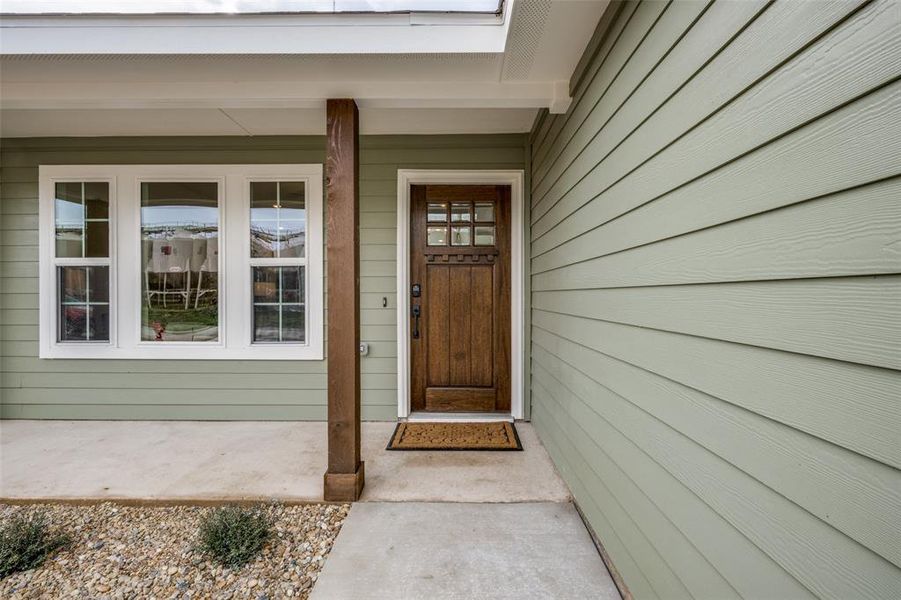 Exterior details and patio area of a home in , Whitesboro (Image 2). Exterior details and patio area of a home in , Whitesboro (Image 2).