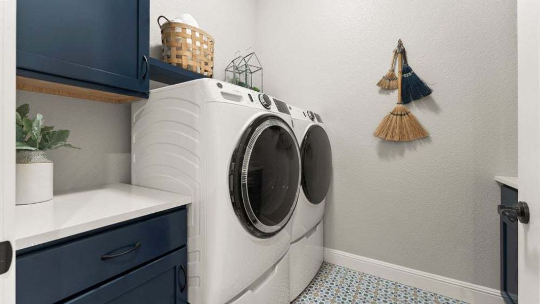 Laundry - Not Actual Home - Finishes Will Vary