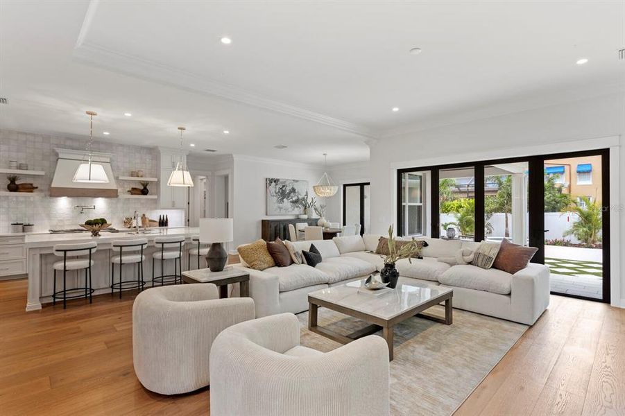 Furnished interior view inside a new home in , Tampa (Image 4).