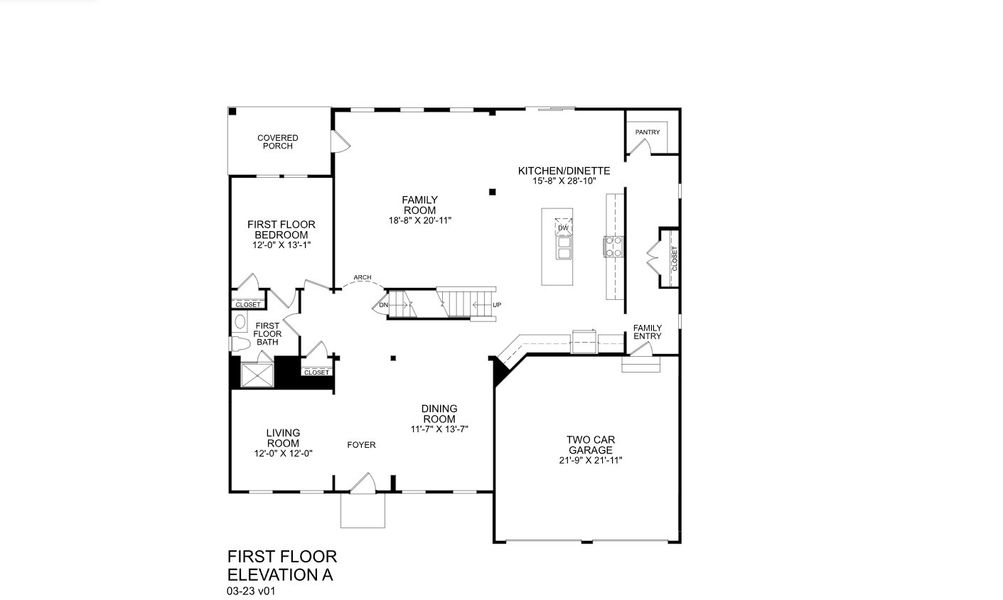 2D floor plan layout for the Versailles by Ryan Homes in Crystal Falls Estates, Dawsonville, GA (Image 3). 2D floor plan layout for the Versailles by Ryan Homes in Crystal Falls Estates, Dawsonville, GA (Image 3).