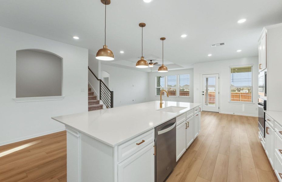 Furnished interior view inside a new home in Saddleback at Santa Rita Ranch, Liberty Hill (Image 5).
