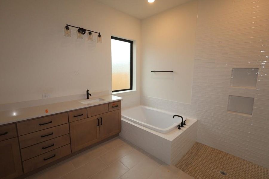 Furnished interior view inside a new home in The Meadows at Imperial Oaks, Conroe (Image 5).