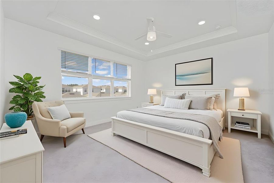 Furnished interior view inside a new home in Osprey Ranch, Winter Garden (Image 14). Furnished interior view inside a new home in Osprey Ranch, Winter Garden (Image 14).