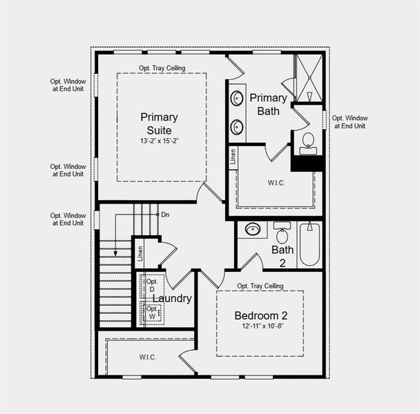 2D floor plan layout of this home in Dreycott, Lawrenceville, GA (Image 3).