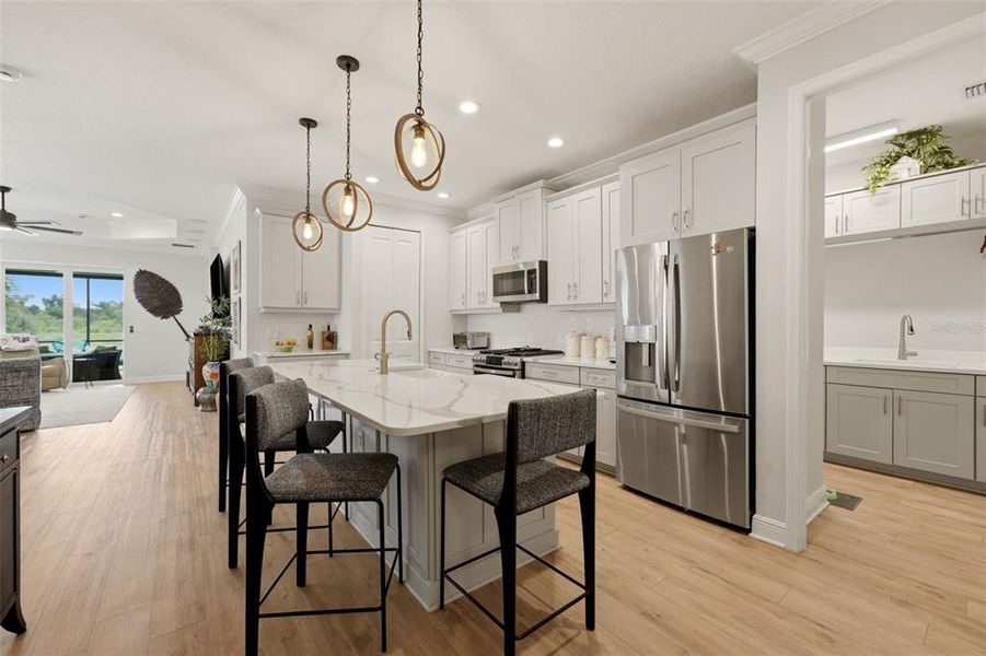 Furnished interior view inside a new home in , Venice (Image 12).
