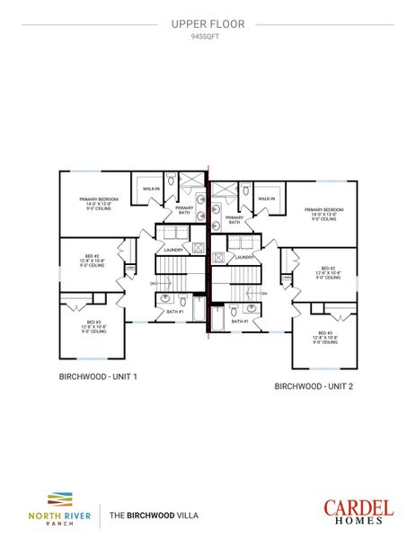 Upper Floor:Birchwood - Two Story Villa Upper Floor:Birchwood - Two Story Villa