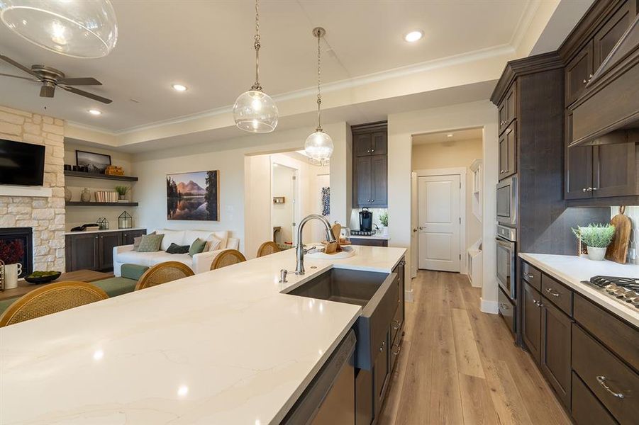 Furnished interior view inside a new home in , Little Elm (Image 7).
