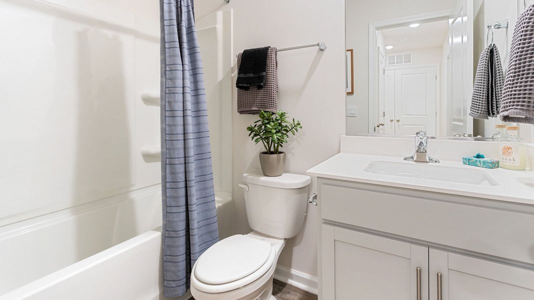 Furnished interior view inside a new home in Henley Ridge, Graham (Image 16).