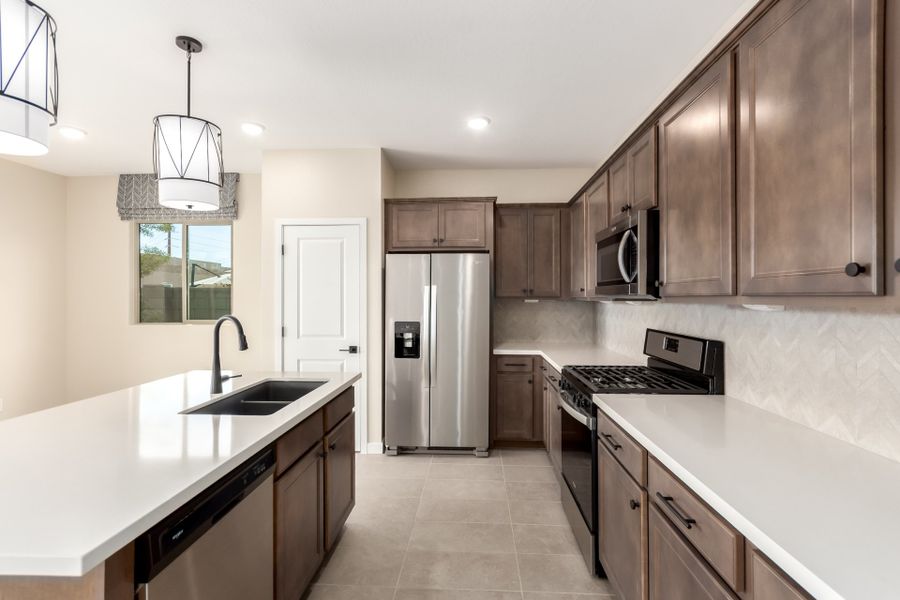 Furnished interior view inside a new home in Eastmark, Mesa (Image 6).