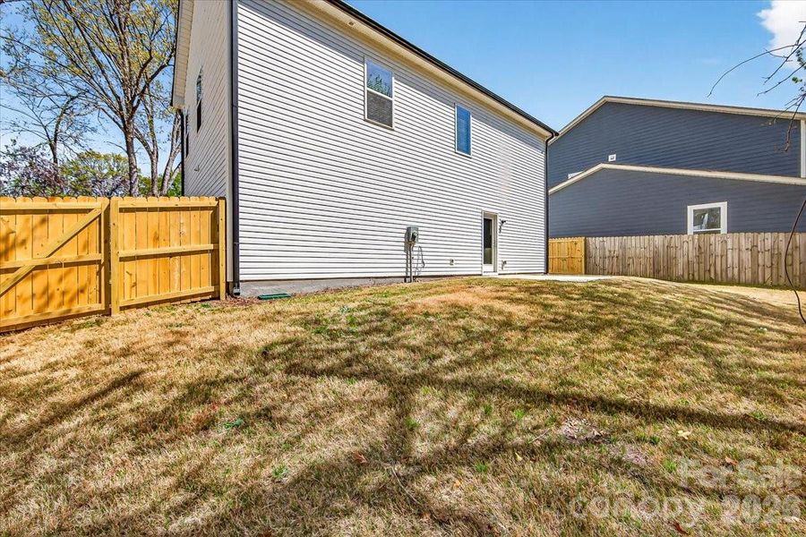 Exterior details and patio area of a home in , Charlotte (Image 25).
