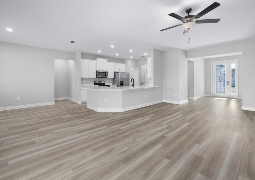 The Key West boasts an open-concept floor plan The Key West boasts an open-concept floor plan