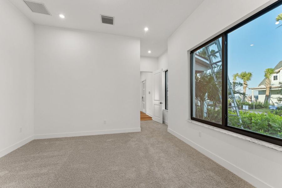 Representative unfurnished interior of a home built from the Cape by Mattamy Homes in Newfield - Rosette Park, Palm City (Image 21).