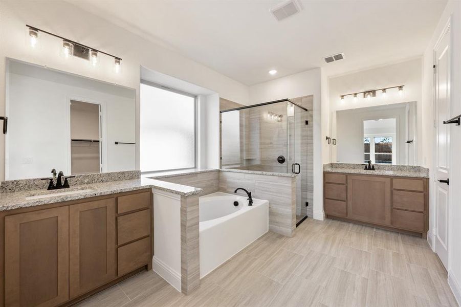 Furnished interior view inside a new home in Bear Creek Classic 60, Lavon (Image 7). Furnished interior view inside a new home in Bear Creek Classic 60, Lavon (Image 7).