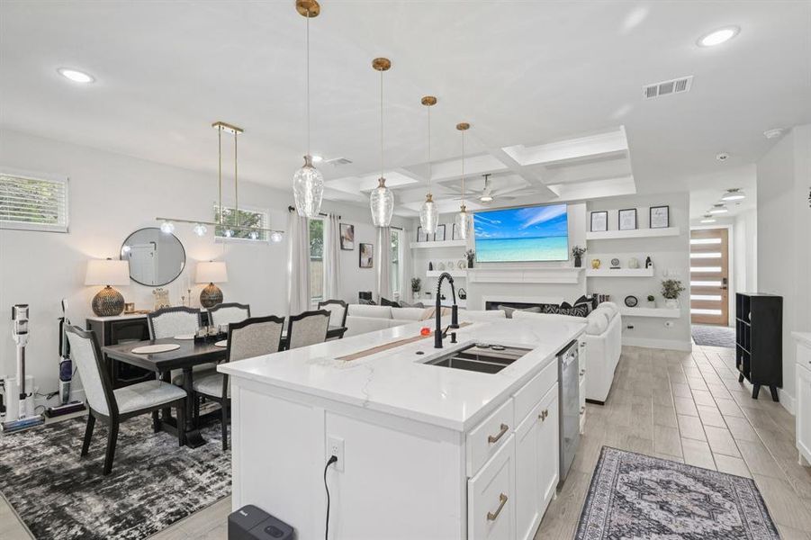Furnished interior view inside a new home in , Granbury (Image 32).