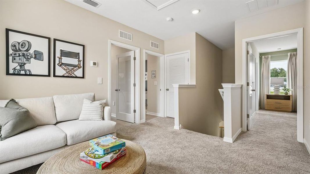 Furnished interior view inside a new home in Angeline, Land O' Lakes (Image 39).