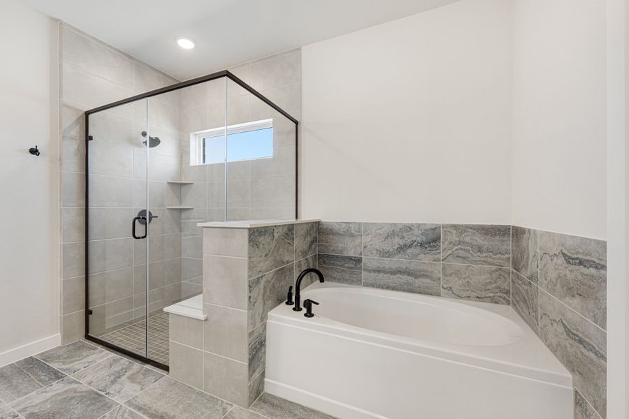 Furnished interior view inside a new home in Willow Grove Single-Family Homes, Melissa (Image 16).
