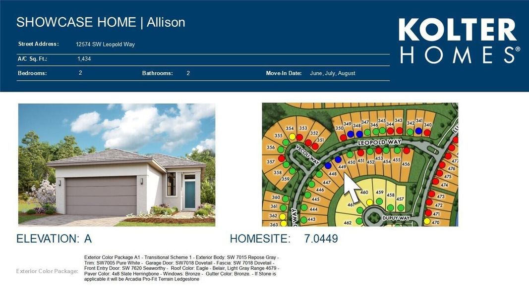 Furnished interior view inside a new home in PGA Village Verano, Port St. Lucie (Image 9). Furnished interior view inside a new home in PGA Village Verano, Port St. Lucie (Image 9).