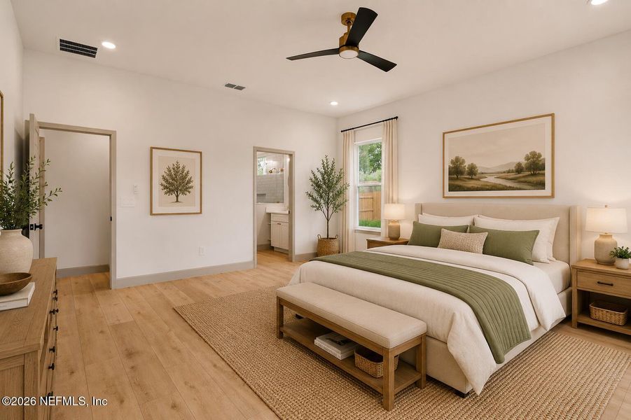 Furnished interior view inside a new home in , Orange Park (Image 15).