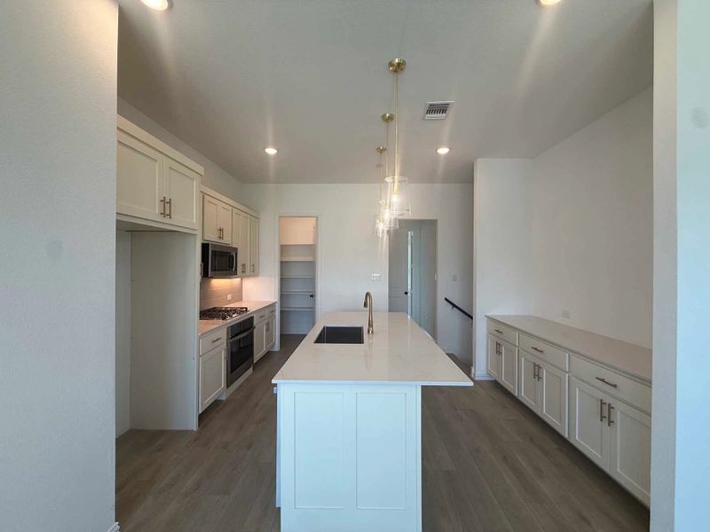 Kitchen Construction Progress featuring the Sapphire Collection