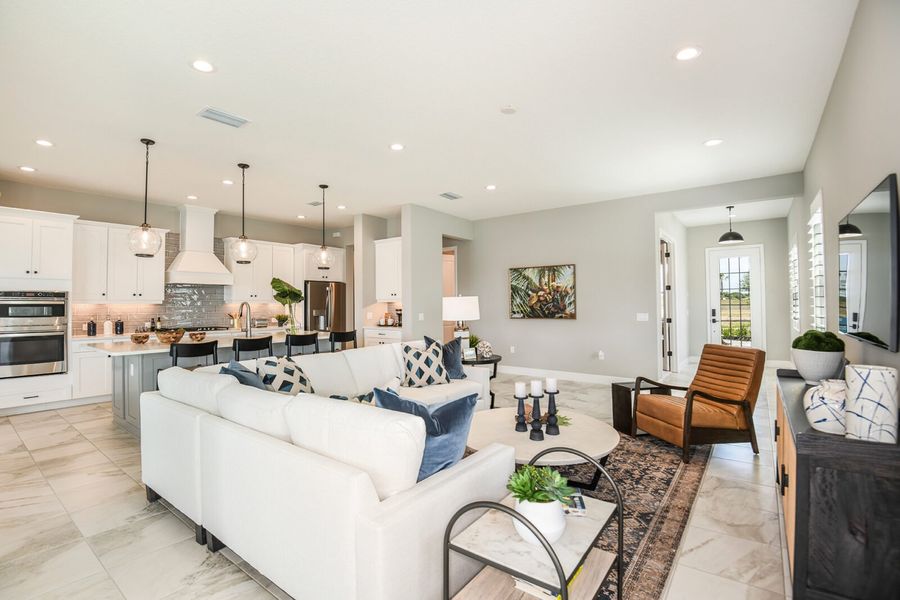 Furnished interior view inside a new home in Grand Park, Sarasota (Image 14).