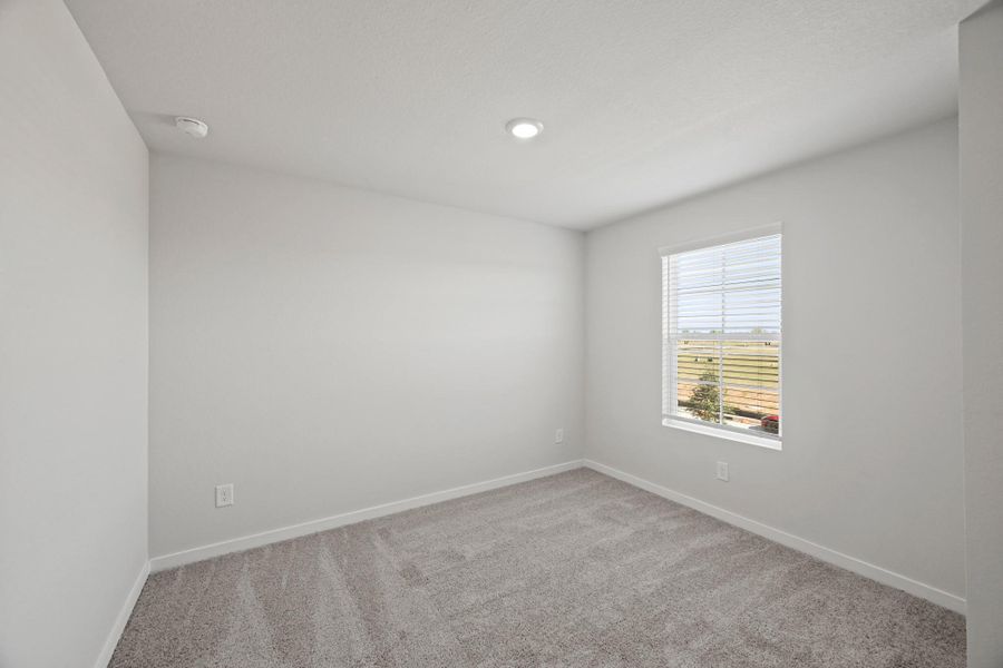 Spacious, unfurnished interior of a new home in Lonestar Collection at Paloma at Sanford Farms, Waller (Image 29). Spacious, unfurnished interior of a new home in Lonestar Collection at Paloma at Sanford Farms, Waller (Image 29).