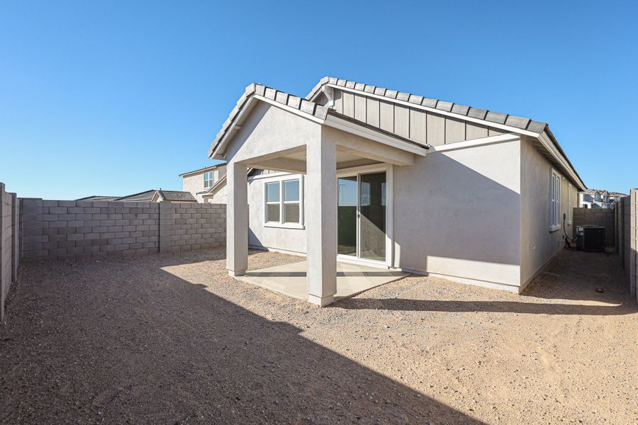 A house with a garage. A house with a garage.