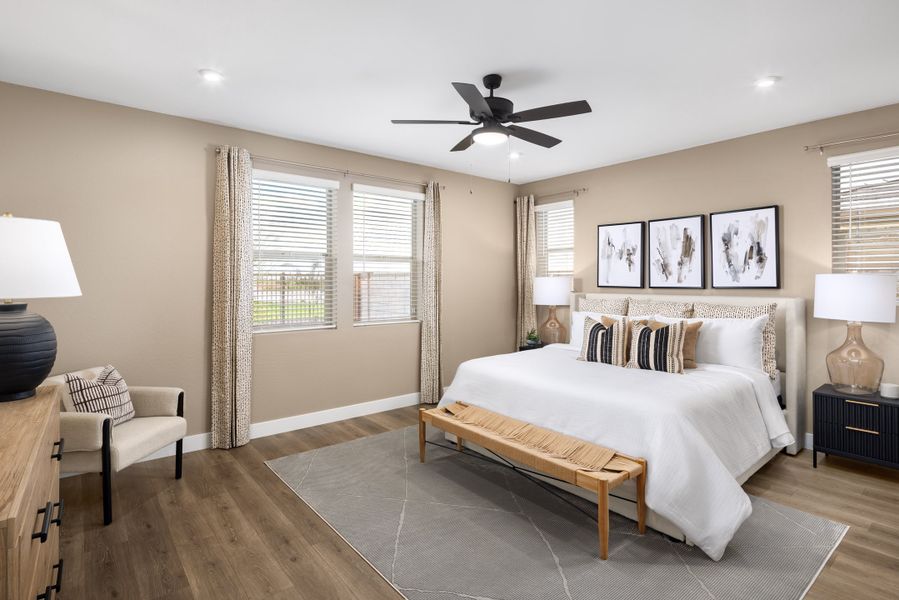 Furnished interior view inside a new home in Willows at Bella Vista Farms, San Tan Valley (Image 19). Furnished interior view inside a new home in Willows at Bella Vista Farms, San Tan Valley (Image 19).