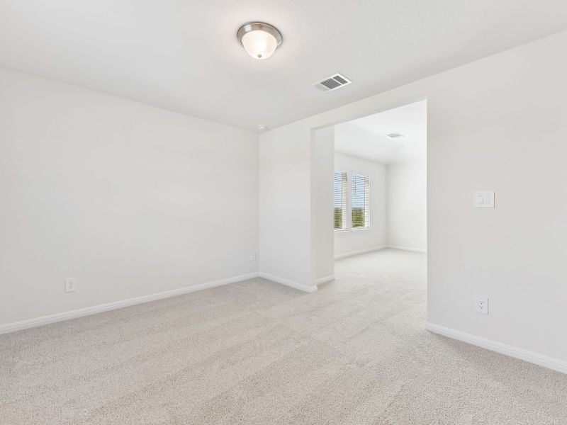 Spacious, unfurnished interior of a new home in Butler Farms - Boulevard Collection, Liberty Hill (Image 17). Spacious, unfurnished interior of a new home in Butler Farms - Boulevard Collection, Liberty Hill (Image 17).