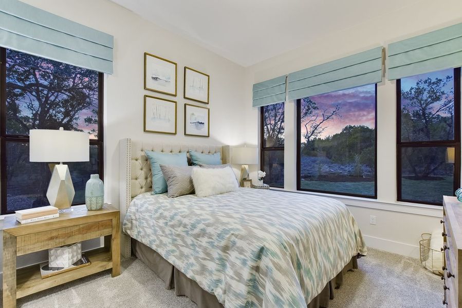 Representative furnished interior of a home built from the Siena III by Giddens Homes in Clearwater Ranch, Liberty Hill (Image 106).