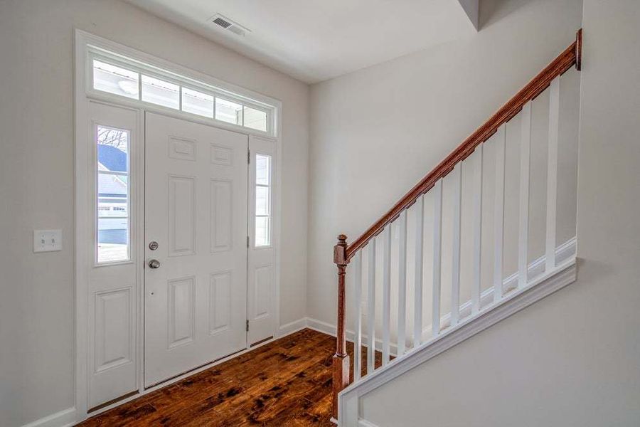 Representative unfurnished interior of a home built from the Drayton by Caviness & Cates Communities in Bartlett Manor, Youngsville (Image 61).