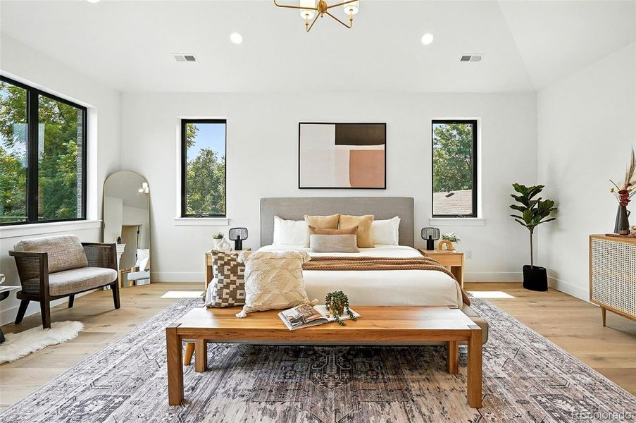 Furnished interior view inside a new home in , Denver (Image 12).