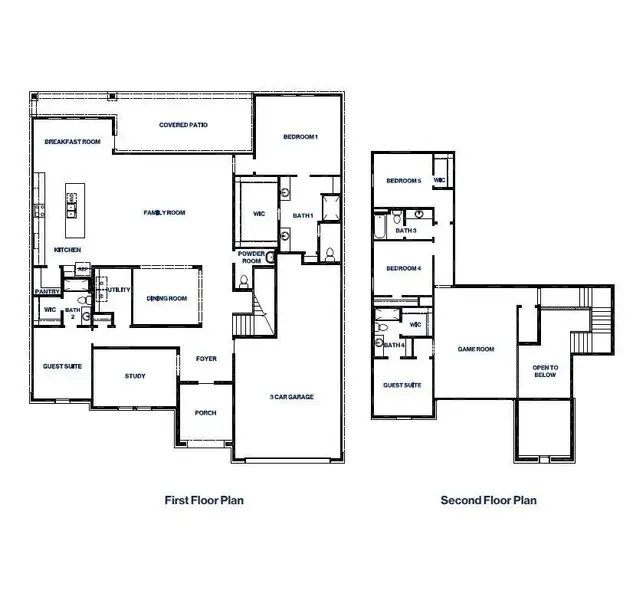 2D floor plan layout of this home in Riverside Estates, Mont Belvieu, TX (Image 2). 2D floor plan layout of this home in Riverside Estates, Mont Belvieu, TX (Image 2).