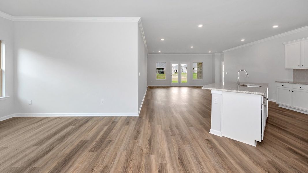 Representative unfurnished interior of a home built from the Kathryn by D.R. Horton in Riverwood Gardens, Oakland (Image 13).